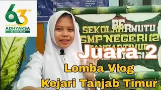 Juara 2 Lomba Vlog Kejari Tanjung Jabung Timur | Tugas dan Fungsi Kejaksaan Negeri Tanjab Timur