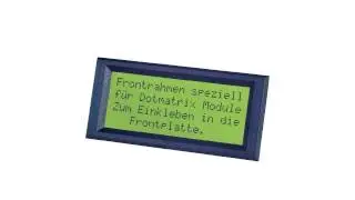 Rámeček pro alfanumerické LCD displeje 2x20