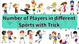 Number of Players in different Games || Static GK || Most Important for different Exams ||