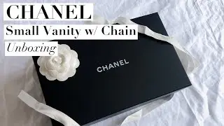 CHANEL Christmas Unboxing Part 2 HARD TO GET! | Chanel Small Vanity with Classic Chain 21C