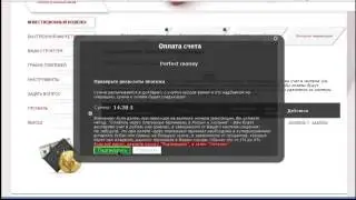 Ввод денежных средств в Хедж Фонд с платёжной системы РМ