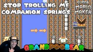 Companion Springs Can't Stop Trolling: Mario Maker