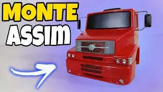COMO AMONTAR A CABINE DO MINI 1620 DE PLASTICO DA MEGA TOYS.