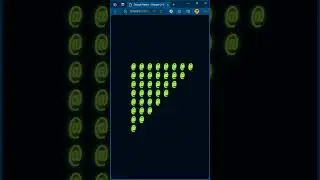 Triangle Pattern Using HTML CSS JavaScript | THINHPHAM 