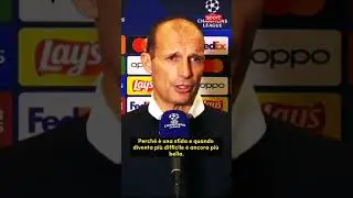 ⚪️⚫️ ALLEGRI NON MOLLA #Juventus #Allegri #UCL #SkyUCL #MaccabiJuventus