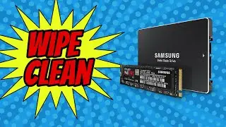 How to securely erase a SSD drive the correct way!