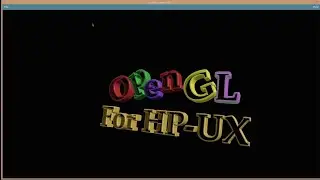 HP-UX OpenGL demos
