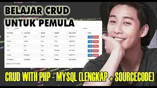 APLIKASI CRUD DENGAN PHP DAN MYSQL LENGKAP SOURCECODE || UNTUK TUGAS PORTOPOLIO