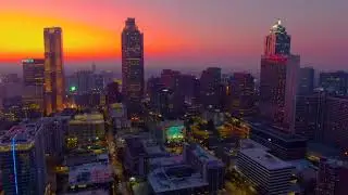 Unbelievable Atlanta Cityscape Sunset Views | Aerial Drone Adventure Georgia
