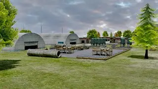 Free Fire Old Hangar 3D Model | Old Hangar 3D Model Free Fire