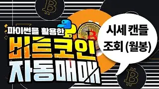 비트코인 자동매매 프로그램 만들기/업비트 시세캔들 조회 (월봉)