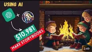 How I made a kids story book using only ChatGpt & Leonardo. Al to earn passively