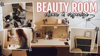 BEAUTY ROOM CLEAN & DECLUTTER 2019 | Simply Hope
