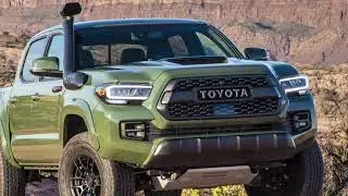 TRD Pro Style Grille with TOYOTA letters for Tacoma (2016-2021) Matte Black PT228-35170