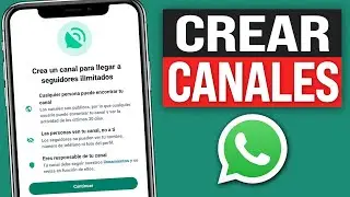 Cómo CREAR un CANAL en WhatsApp (2026) Paso a Paso