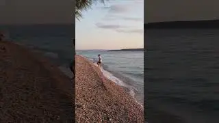 ❤️🔥 Punta Rata beach Brela- Croatia #travel #travelvlog #croatia