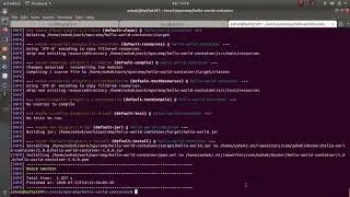 How to run simple Java Application in docker container