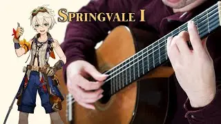 SPRINGVALE (theme I) - Genshin Impact | guitar cover