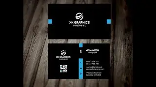 #4 Business Card Design In Photoshop | Photoshop Business card Design in CC 2018