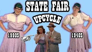I Made a Skirt from 1945 State Fair to Wear at my County Fair | HalloQueenie
