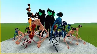 💛 Siren Head vs Huggy Wuggy in gmod/ Gmod RAGDOLLS / Poppy Playtime / Trevor Henderson 💛