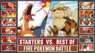 FIRE STARTER POKÉMON vs. BEST OF FIRE POKÉMON (Pokémon Sun/Moon)
