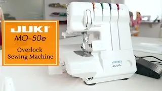 Class 42 - Juki MO 50e 3 or 4 thread Overlock machine / Serger Threading, setting up, rolled hem