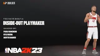 I MADE A INSIDE-OUT PLAYMAKER IN NBA 2K23 CURRENT GEN