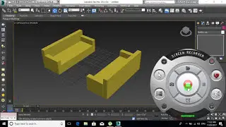 3ds Max copy command,  mirror command used in Sofa Creation in Hindi Tutorial
