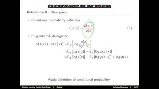 Machine Learning: Variational Inference