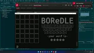 Wordle clone in a day in C++