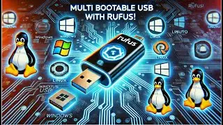 Multi bootable USB by Rufus | How to Combine all windows in one ISO | Multi bootable usb by rufus |