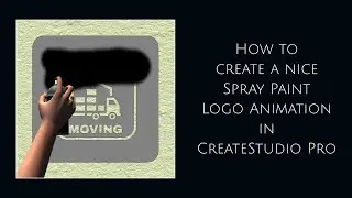 How to create a nice Spray Paint Logo Animation in CreateStudio Pro