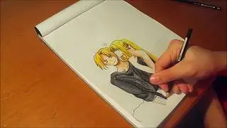 Speed Drawing _ Happy Valentine's day by Edward&Winry