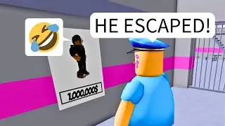 THE GOOD BOY ESCAPED! | ROBLOX POLICE GIRL PRISON RUN!
