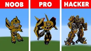 NOOB VS PRO VS HACKER Bumblebee 💥Minecraft Pixel Art💥