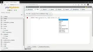 MySQL Tutorial for beginner | how to create databases and tables in xampp using MYSQL | IN English