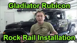 Jeep Gladiator Rock Rail Installation