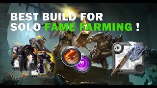 Fast Solo Fame Farm Build | Great Axe Build | Albion Online PVE Guide