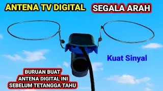Cara membuat antena tv digital segala arah indoor outdoor