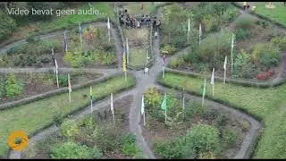 Uitgestelde Nationale Boomfeestdag met Prinses Irene en Margharita (drone beelden)