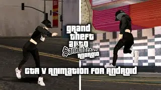 GTA SA || GTA V ONLINE ANIM V1 - GTA SA ANDROID