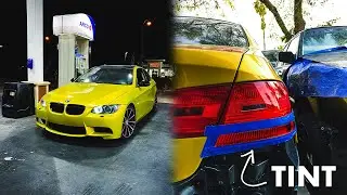ASSEMBLING THE E92!! LCI STYLE TAIL LIGHT MOD!