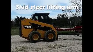 Custom lifting boom and trailer attachment for my skid steer