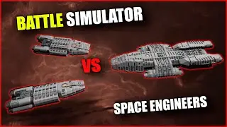 Space Engineers - Battle Simulator Ep 1