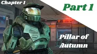 Halo CE MCC Walkthrough Part 1 - Pillar of Autumn - Get Ready For Infinite - PC Enhanced Game Pass