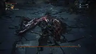 Blood Starved Beast - Bloodborne Boss Fight
