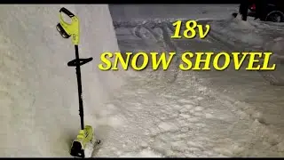 Ryobi 18v snow shovel review
