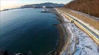 Туапсе Пляж Зима 2016