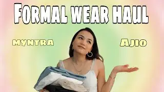 **Affordable Office Wear**  Formal Top and trouser Haul | Everything under 500 Rs 🤍